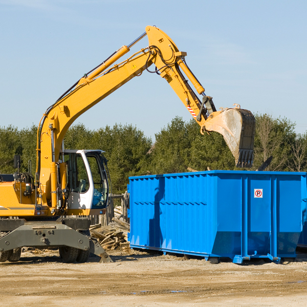 how many times can i have a residential dumpster rental emptied in The Plains OH